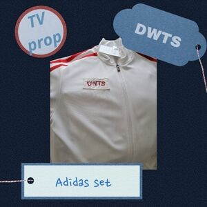 White Performance Jacket with Red Accents - DWTS TV Prop